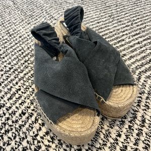 SOLD OUT Bimba y Lola - Suede Espadrilles (size 39)